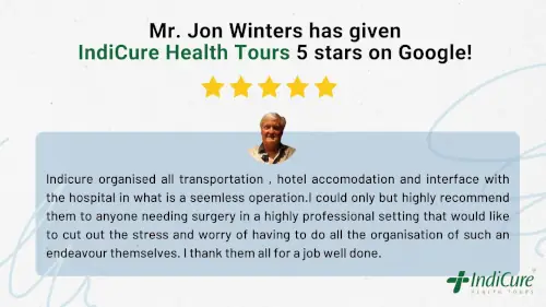 IndiCure Health Tours Google Reviews